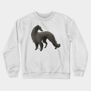 Dog - Borzoi - Black Crewneck Sweatshirt